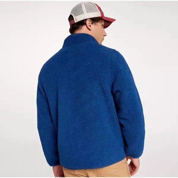 Alpine Design Mens Jacket Size Small Blue Sherpa Teddy Outdoor Camp Cabin Soft - Picture 15 of 15